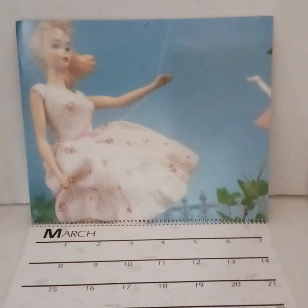1992 Barbie Fashion Calendar with Black Dress
